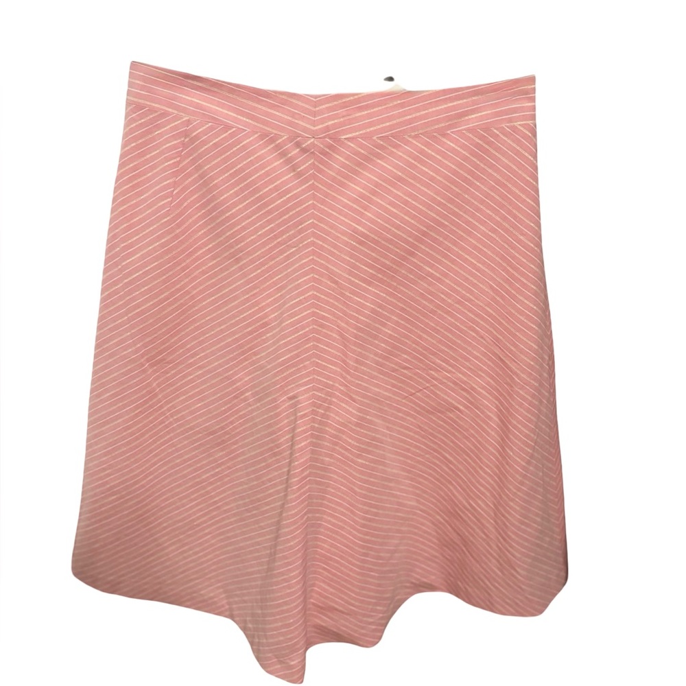Banana Republic Dusty Rose Pinstripe A-Line Skirt